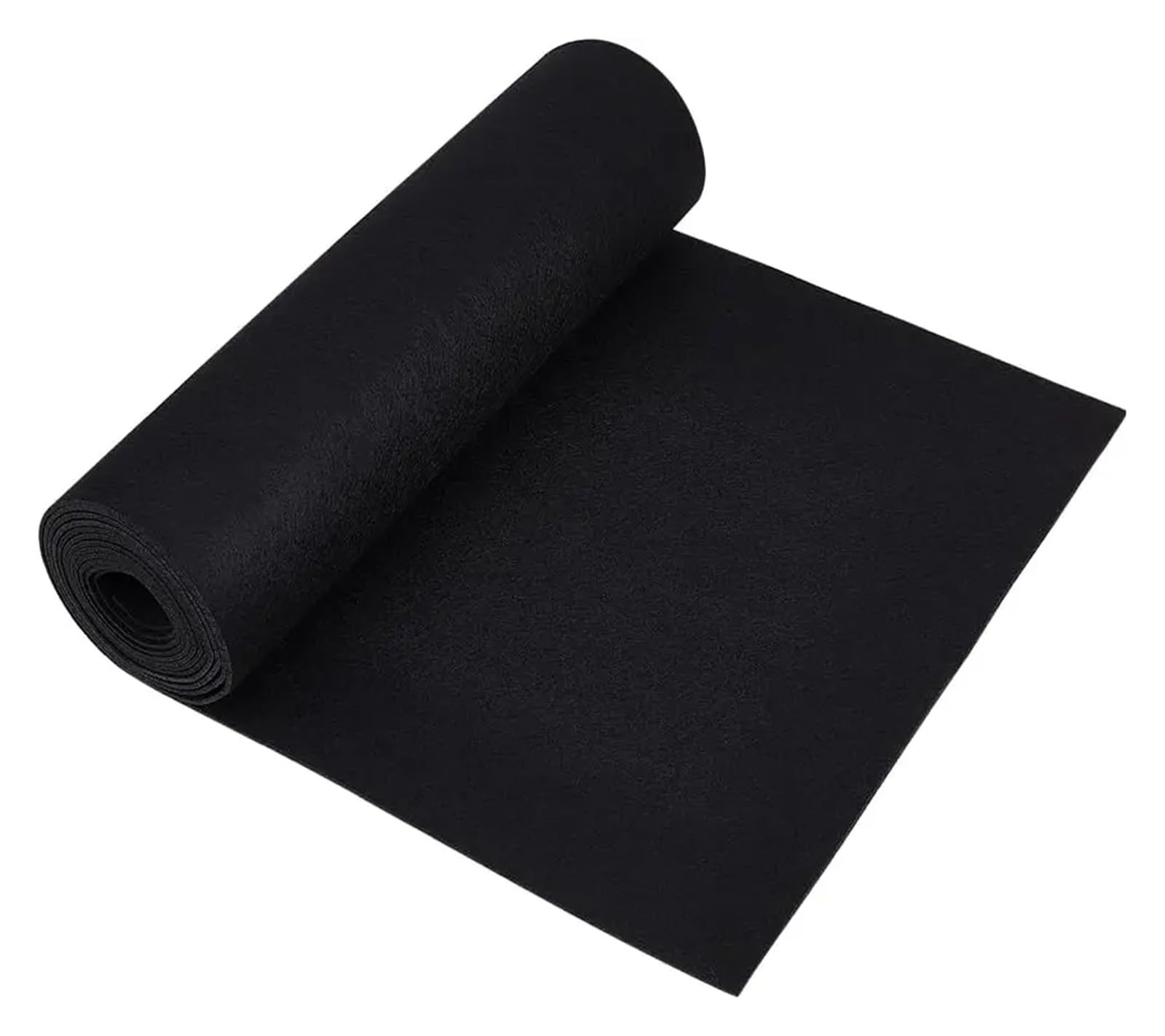 Bastelfilz Filz 118 x 15,7 Zoll große Filzrolle, schwarzer Bastelstoff, 2 mm dick, Vliesstoff, for DIY-Kunsthandwerk und Patchwork für DIY Handwerk
