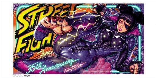 ロッキンジェリービーン ストリートファイター V シルクスクリーン ポスター 紫 Amazon.co.jp: ロッキンジェリービーン ストリートファイター