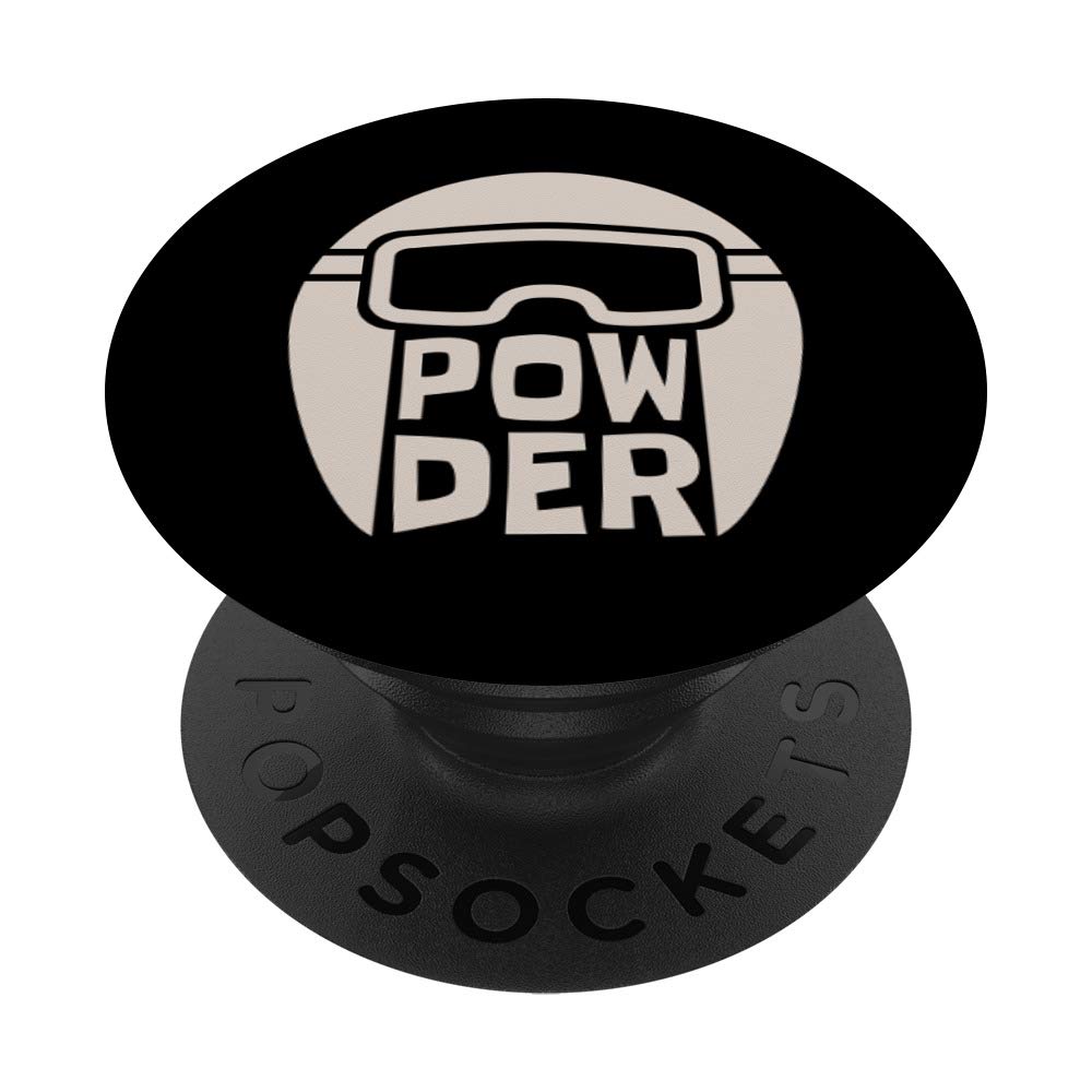 Powder Helmet Goggles Skiing Snowboarding Gift PopSockets Grip and Stand for Phones and Tablets