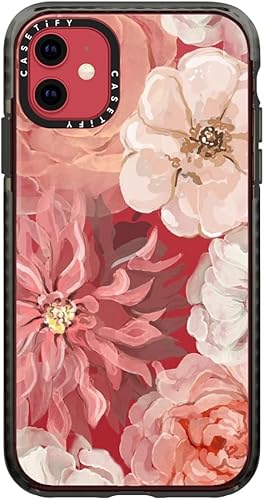 Vista 79 de CASETiFY Funda Impact para iPhone 11 - Moon Camping - Negro transparente