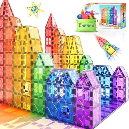 Magnetic Tiles Kids Toys – Creative Building Blocks for Toddlers (1.6 – 3 Years)
