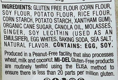 Mi-Del Gluten Free Ginger Snap Cookies,8 Ounce #TOP3