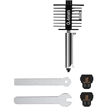 Bamboo Lab Upgrade Hardened Steel Hotend Kit for Bambu Lab A1 Mini /A1 0.4mm Harden Steel Nozzle,All Metal Extruder Hot End Heating Block Replacement, High-Speed 3D Printer Accessories