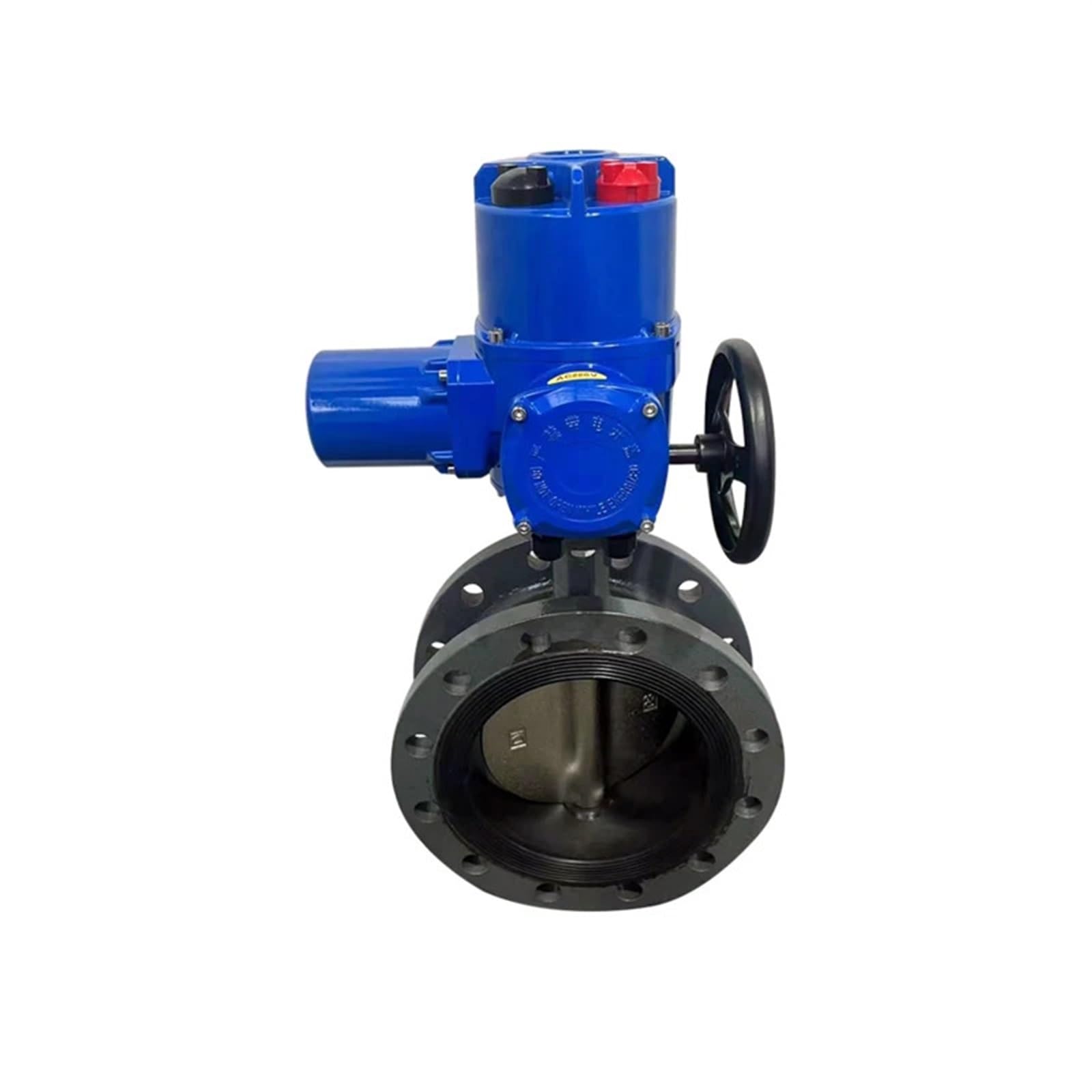 MXXDMOPD DN80 3 "Electric Flanged Butterfly Valve D941X cast Iron Stainless Steel Switch Water air 4-20MA Normally Open(Dn80 On-off,Onecolor)