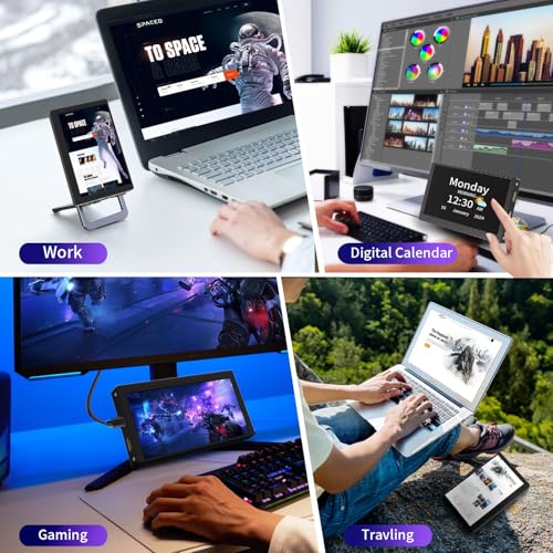 Image of 5 Inch Monitor Screen Display, IPS Small Hdmi Monitor, 800x480 Mini LCD Screen Portable Display Monitor, HDMI-Compatible Module for Raspberry pi 3 /3B /3B+ /4 /4B Orange pi Banana pi Mini PC