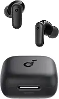 soundcore P30i da Anker, Fone de Ouvido Sem Fio com Cancelamento de Ruído Adaptativo Graves Poderosos Bluetooth 5.4, 45H de Reprodução Estojo 2-em-1 com Suporte para Celular, Resistência à Água, Preto