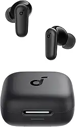 soundcore P30i da Anker, Fone de Ouvido Bluetooth 5.4 com Cancelamento de Ruído Adaptativo, Graves Poderosos, 45H de Reprodução, Estojo 2-em-1 com Suporte para Celular, IP54, Fone sem fio TWS, Preto