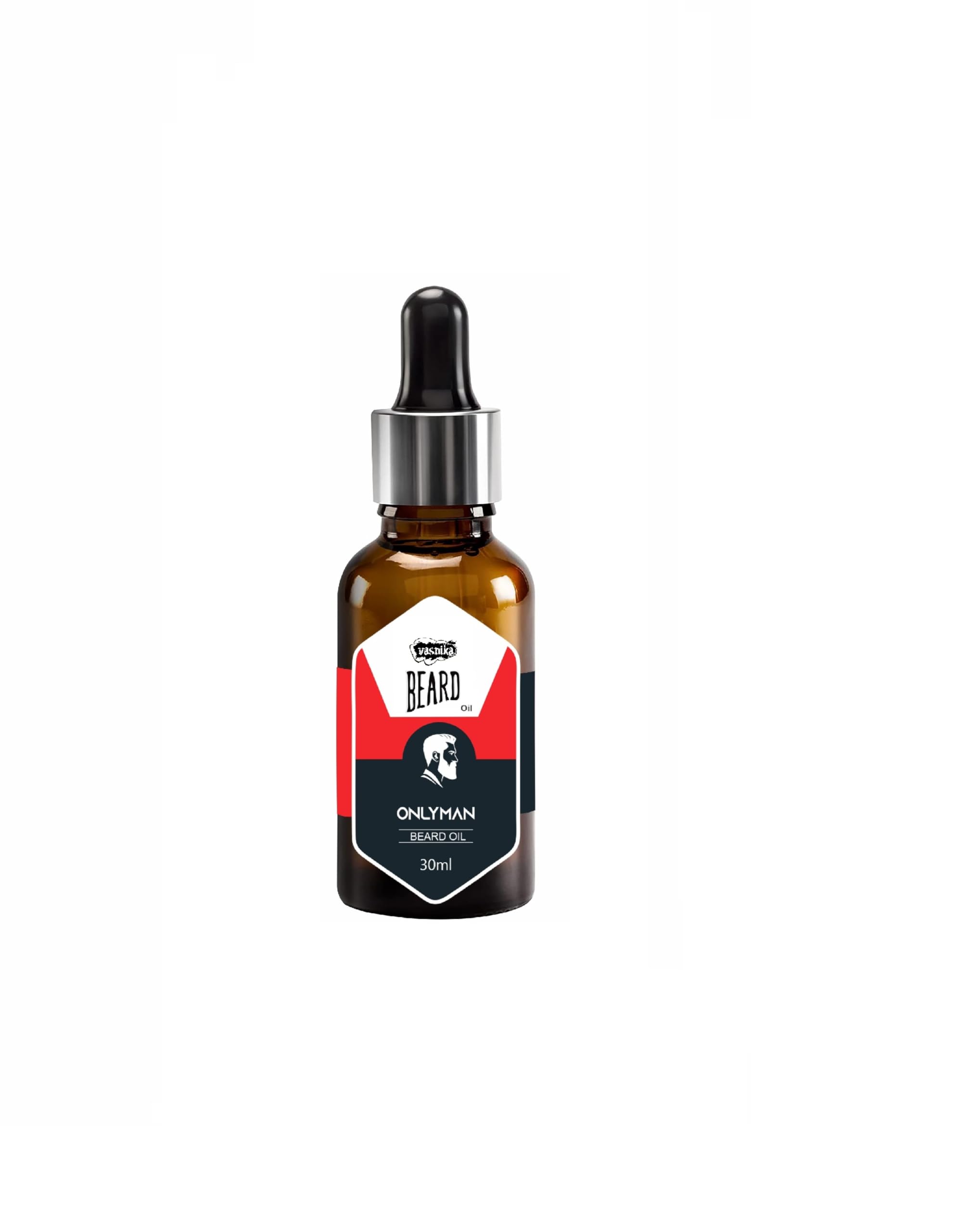 BEARDOIL Onlymen Lite Beard and Moustache Oil, 30 ml | Beard Oil for men | Non-Sticky, Light; Almond Oil, Aloe vera, Vitamin E, Shiny Nourished Beards
