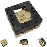 ANDK QFN48-0.35 Down-Press Alloy IC Socket 0.35mm Pitch Customized Test Socket IC Size 5x5mm BeCu Gold Plated -45~125℃ Customizable 30V 50mΩ 48pin for Test and connetcor