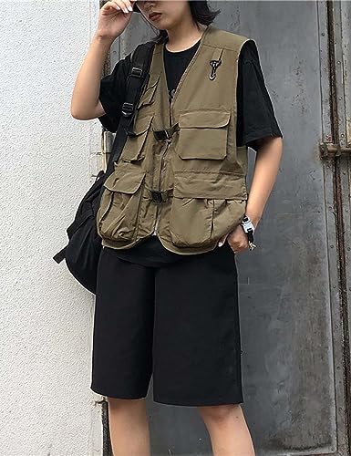 Gihuo Womens Travel Vest Fashion Outdoor Fishing Vest Summer Hiking Safari Photo Vests with Multi Pockets4