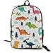 Produktbild Robuster Polyester-Tagesrucksack Cartoon Dinosaur Set Reiserucksack & Campingrucksack - Vielseitige Diebstahlschutz-Handgepäcktasche für Mädchen und Jungen