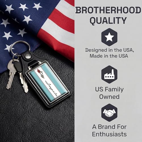 Image of Brotherhood Car Key Chain for Impala - Classic Models Keychain for Men and