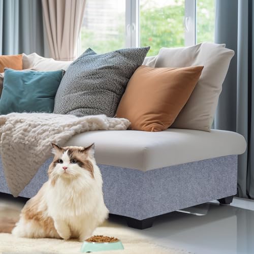 Alfombra adhesiva para rasguños de gato 30x100cm gris miniatura 6