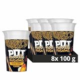 Pot Noodle Fusions Katsu Curry Instant Snack vegan quick to make noodles 8x 100 g