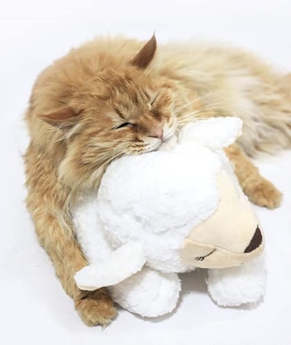 Miniatura 8 de HonourHope Juguete de latido del corazón para perro para aliviar la ansiedad, juguete de felpa suave para mascotas, juguete calmante para