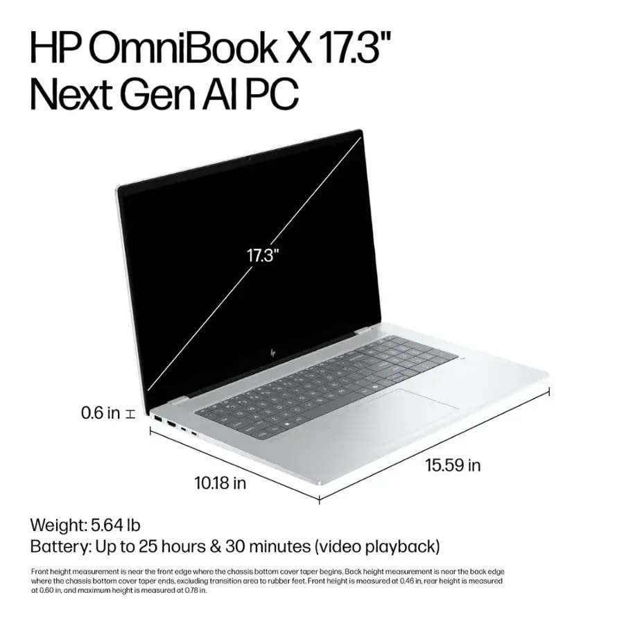 Amazon.com: HP OmniBook X Laptop: 17.3