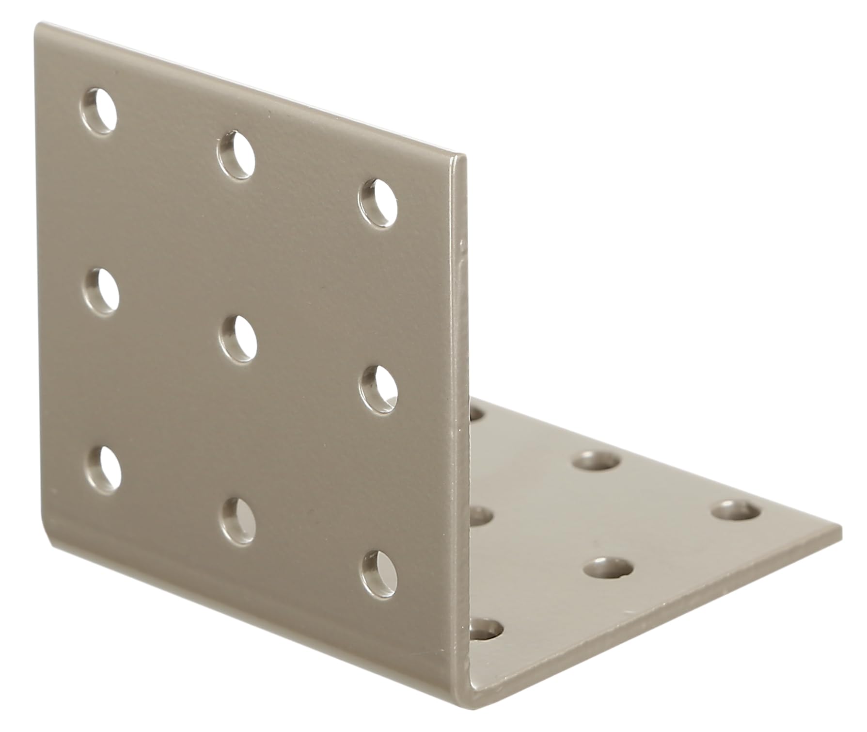 Alberts 823023 DURAVIS® Équerre multi-trous | en noir diamant, à couche duplex | taille 60 x 60 x 60 mm | kit de 50
