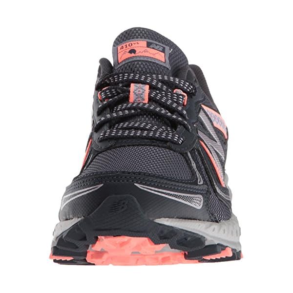 New Balance Women's 410 V5 Trail Running Shoe, Thunder/Gunmetal/Fiji, 9 M US