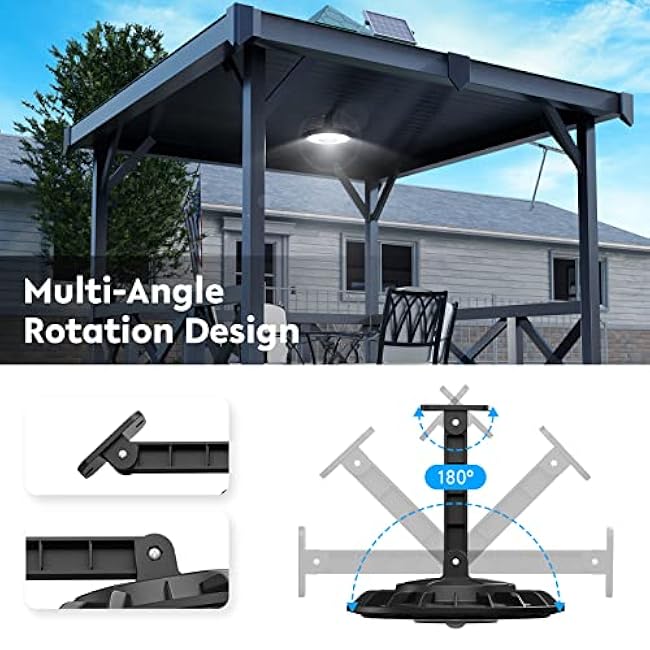 Solar Light Solar Shed Light Rotation Design