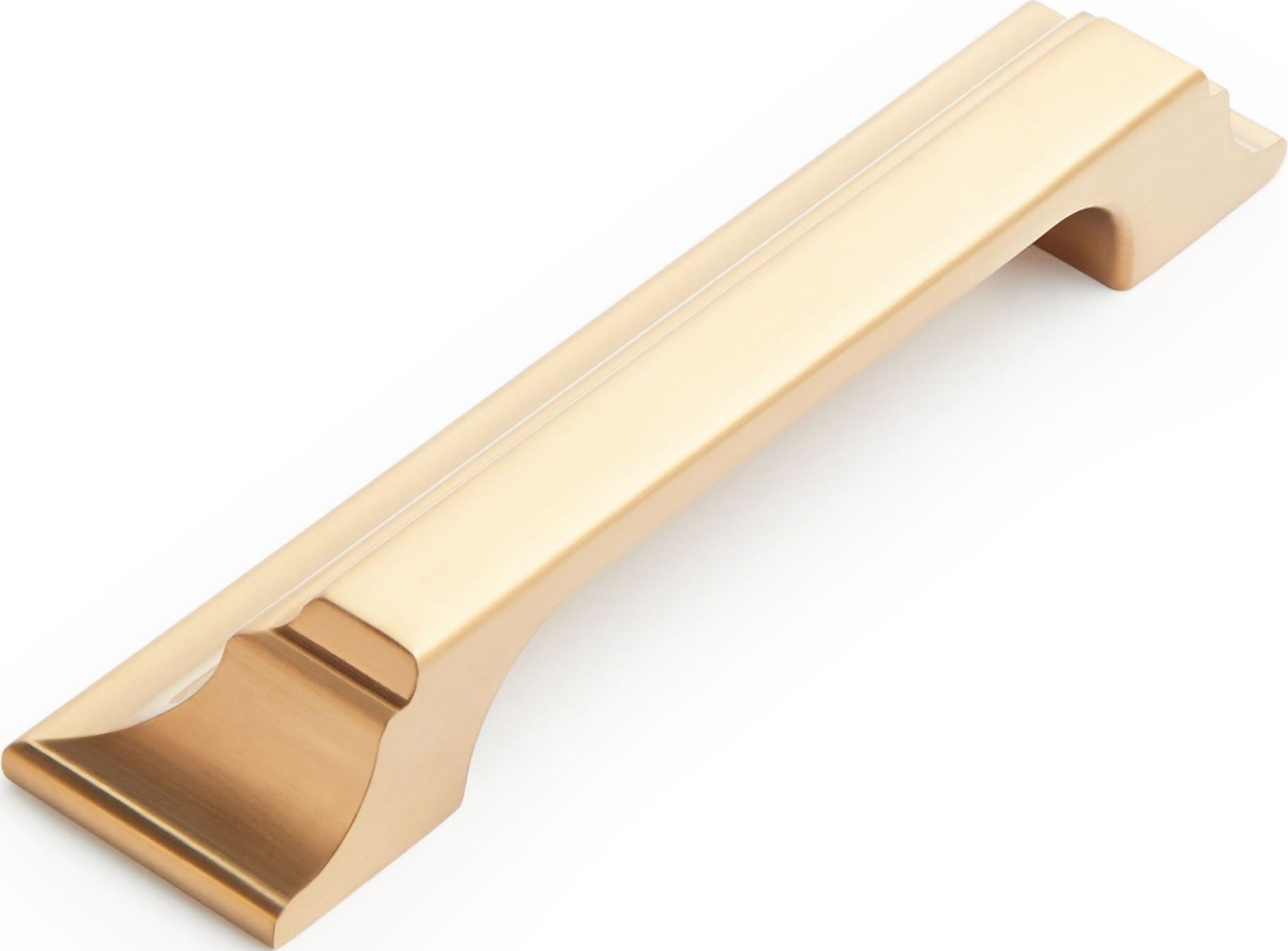 Signature Hardware 954048-334 Gilderoy 3-3/4 Inch Center to Center Cup Cabinet Pull - Brushed Gold
