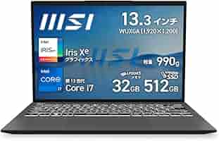 Amazon.co.jp: 【超軽量990g・第13世代Core i7搭載】MSIビジネス