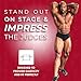 Exxact Sports Classic Bodybuilding Posing Trunks, NPC IFBB Classic Physique Competition Posing Trunks - (Black, AM)