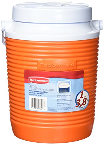 Rubbermaid Victory Jug, 1 Gallon, Orange FG15600611
