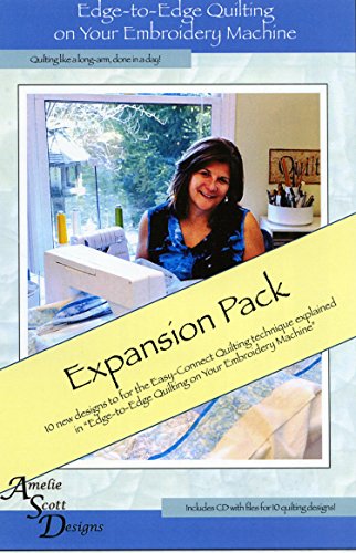 Edge to Edge Quilting on Your Embroidery Machine Expanded Pack of Different Designs
