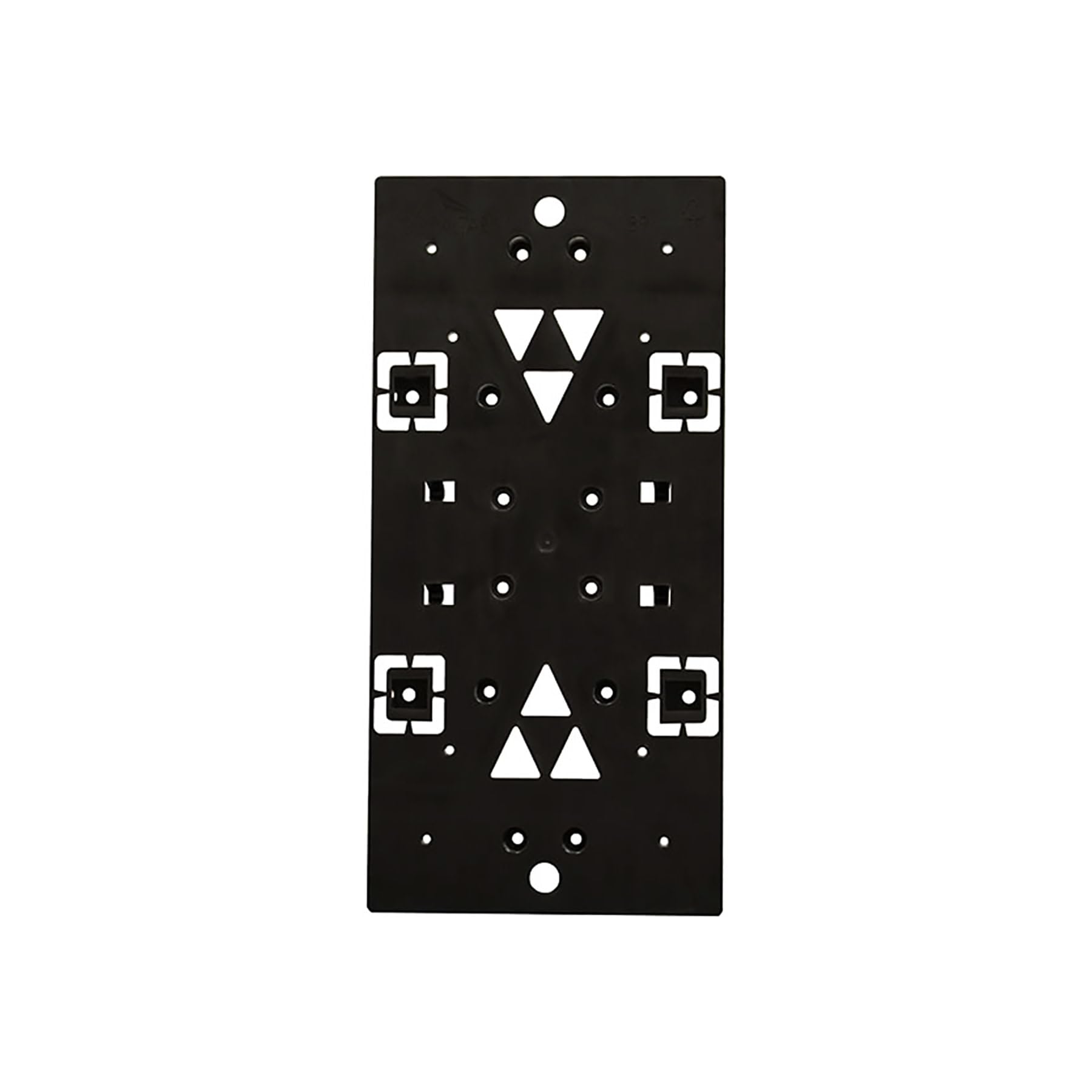 Architectural Mailboxes PLMB06AM Plastic Bracket Mailbox Mounting Board, Black