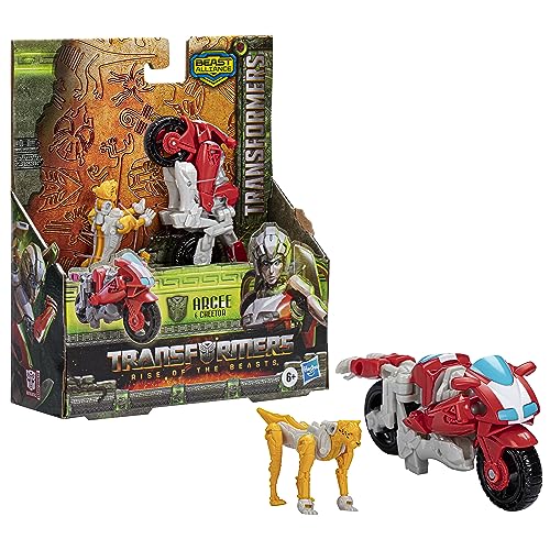 Transformers: Rise of the Beasts Film Beast Alliance Beast Weaponizers 2-Pack Arcee Toy, 6