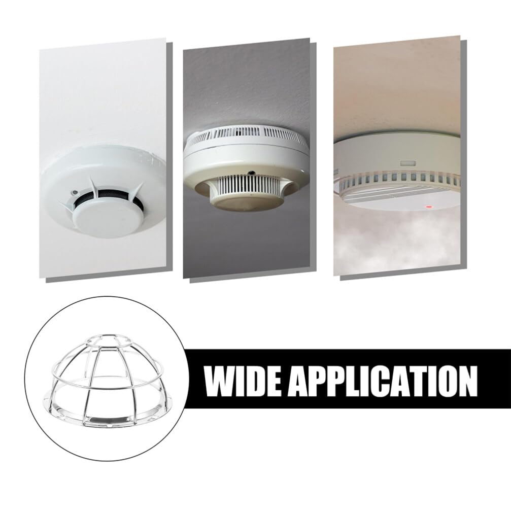 Gatuida 10pièces Couverture De Détecteur Inoxydable pour Capteurs De Fumée Détecteurs Accessoire Indispensable pour Sécurité Et Performance Optimale