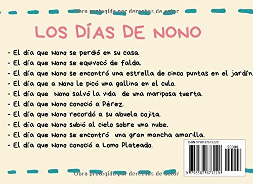 Miniatura 2 de Los días de Nono. El día que Nono se hizo pis en el pasillo. El día que Nono se equivocó de falda. (Spanish Edition)