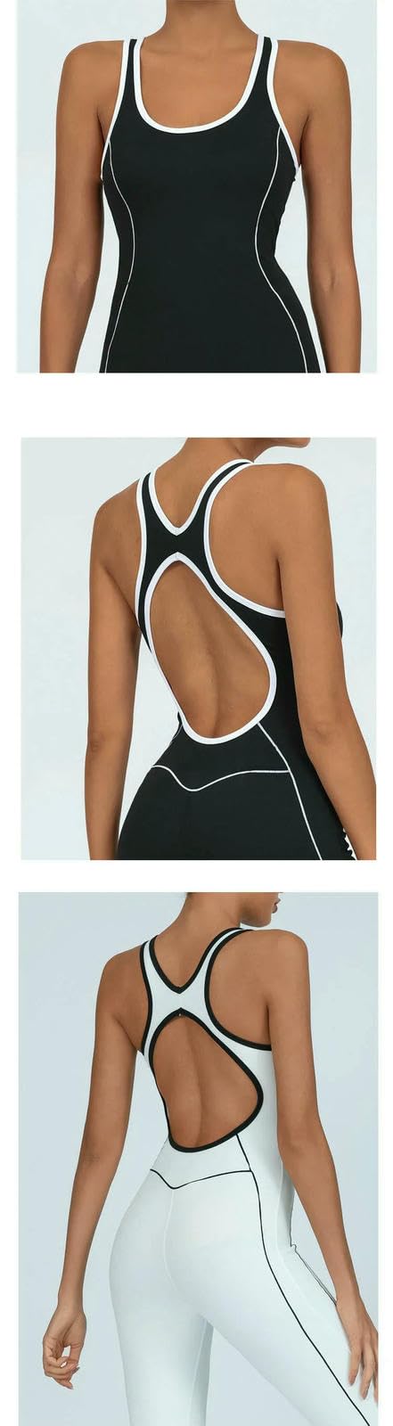 Shapewear damskie kombinezony do jogi, zestaw treningowy do pilatesu, wszystkie w jednym kawałku, sportowe bodysuits fitness rompers stretch studio fitness