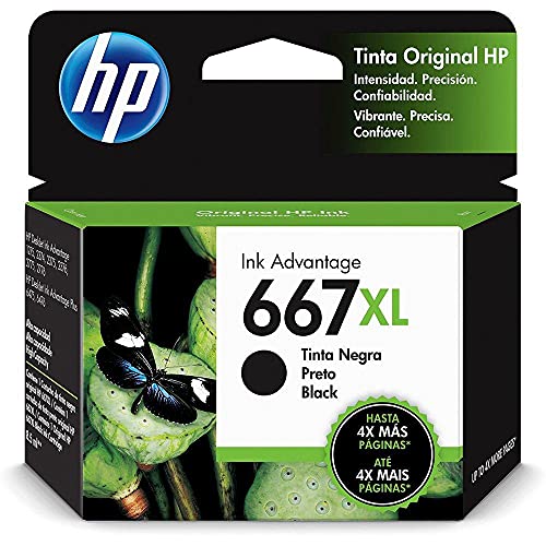 Cartucho HP 667XL Preto Original (3YM81AL)