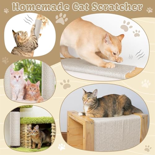 Corde multi-usage pour animaux de compagnie en fibre naturelle