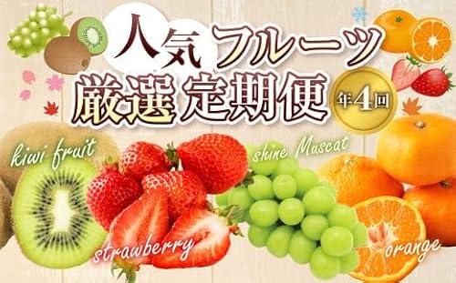 [定期便/年4回]JAむなかた厳選!フルーツ定期便[ほたるの里]