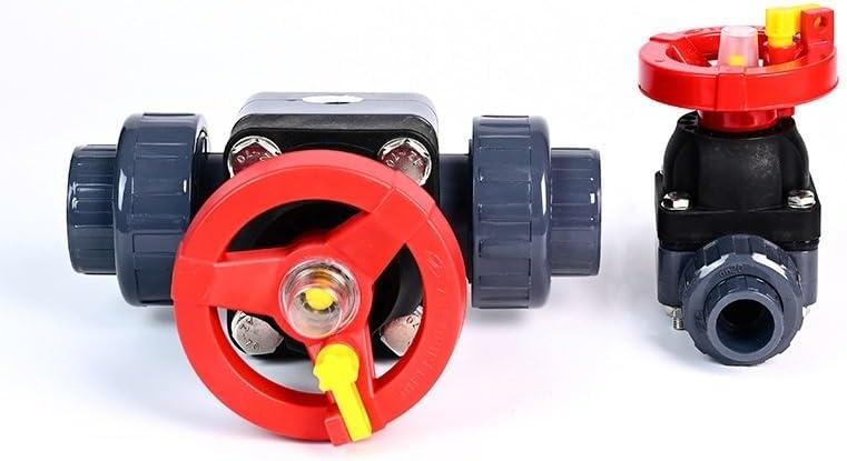 UPVC/CPVC Diaphragm Valve - BSPP (G Thread) Corrosion-Resistant Flow Control | 3/4"-2-1/2" Sizes (Fits DN15-DN50)(CPVC 1-1/4" BSPP)