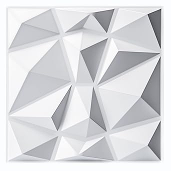 Art3d Decorative 3D Wall Panels in Diamond Design, 12