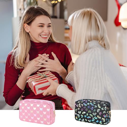 Image of Likesing Tampon Holder for Purse, PU Period Bag Sanitary Napkin Storage Bag for Girls Womens, Portable Feminine Emergency Pad Tampon Period Pouch Sanitary Bags(Love Pink)