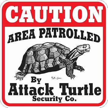 Animal Den - Attack Turtle Sign