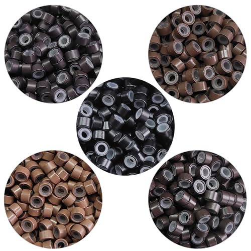 🌟【PERFETTAMENTE INVISIBILE】: Questi micro anelli in silicone sono di piccole dimensioni e leggeri, possono facilmente attaccarsi ai tuoi capelli e sono invisibili, mostrando i tuoi bellissimi capelli con sicurezza!