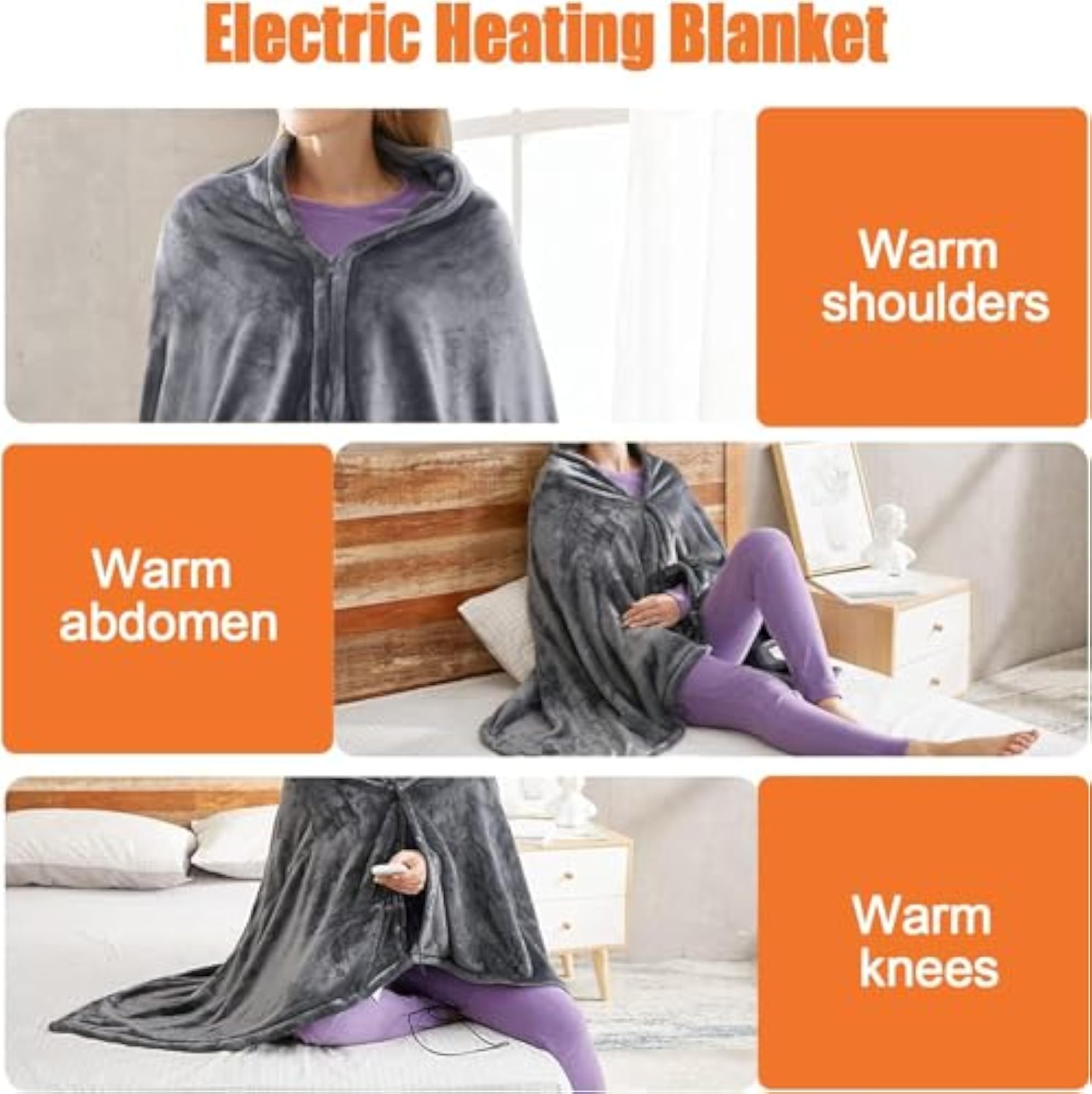 Electric Blankets USB Portable Heated Blanket Shawl