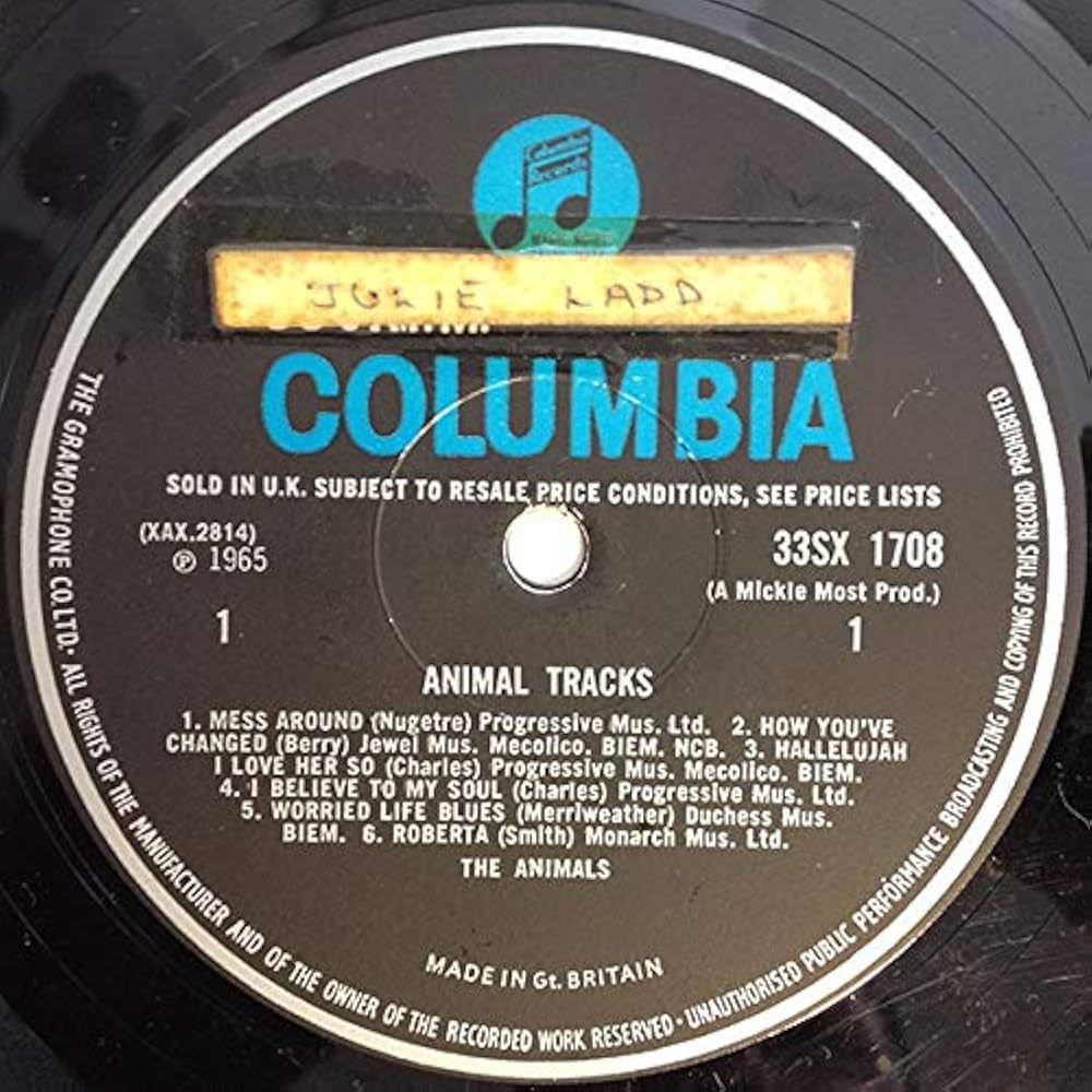 ANIMAL TRACKS LP UK COLUMBIA 1965 by The Animals: Amazon.co