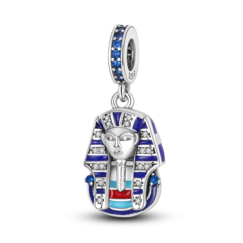FLUFLO Charm Anhänger Damen 925 Sterling Silber für Armband Charms Beads passend für Pandora Armband und Halskette, Kompatibel mit Europäischen Armbänder für Frauen Mädchen C01