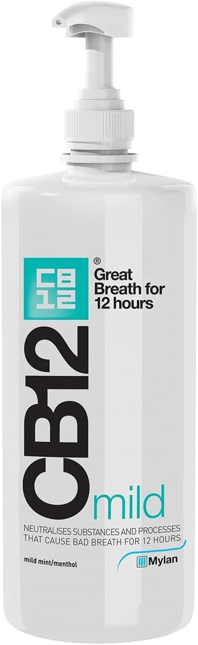 Mild Mint Mouthwash, Enamel Strengthening, Odour-free Breath For 12 Hours, 1L