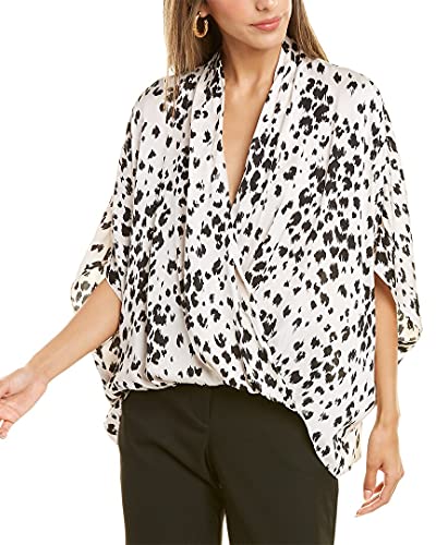 Trina Turk Womens Twist Front Top Blouse, Cloudy, Xx-Small-X-Small Us #TOP22