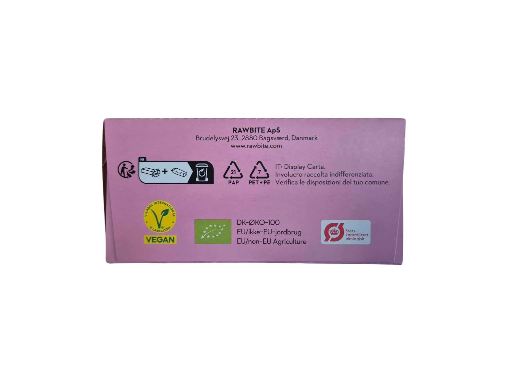 Raw Bite Protein Riegel Crunchy Almond mit 21g Eiweiß High in Protein 12 Bio Proteinriegel in Vorteilsbox mit Reisprotein, Datteln, Mandeln, Kürbiskernen & Kakao , 12 x 45 g