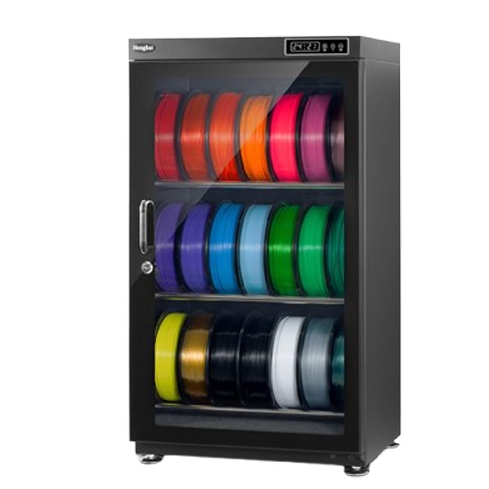 ShaiVrissian 3D Printer Filament Dryer with Rh15%-60% Humidity Control 115L