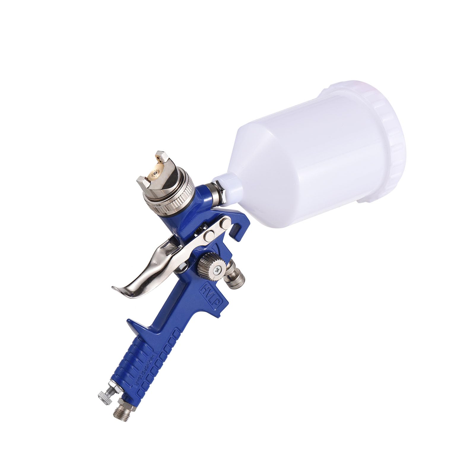 Pulverizador HVLP para Tratamiento de Revestimiento Electroforético, Pistola de Pintura para Superficies con 3 Boquillas, Funcionamiento Flexible Profesionales la Pintura (Azul)