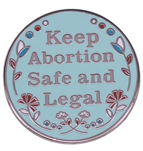 Keep Abortion Safe and Legal Pro Choice Reproductive Rights ���f�B�[�X Body Roe Wade Feminist 1.25�C���` �G�i�����s���o�b�W, 1.25 Inches, �G�i����, �G